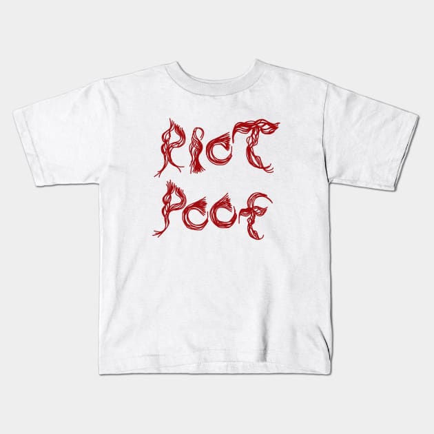 RIOT POOF Kids T-Shirt by SortaFairytale